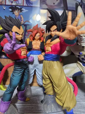 드래곤볼 GT. 그레이트 사이어인 제일복권 3개.