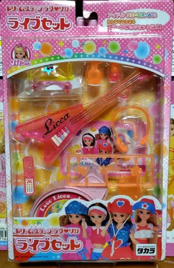 단종 리카짱 드림 스테이지 러브 리카 라이브 세트 2002년제