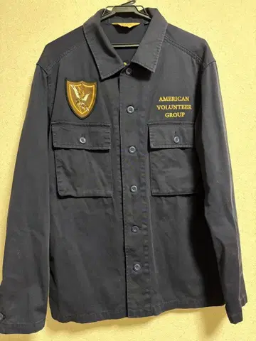 AVIREX 밀리터리 자켓 XL 네이비