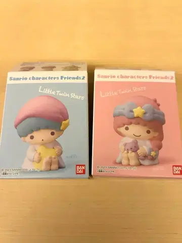 산리오 캐릭터즈 프렌즈2 키키라라 피규어 2체 세트 새상품