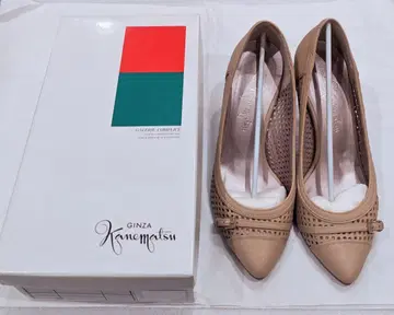 GINZA 긴자 카네마츠 펌프스 베이지 23 메쉬