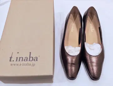 t.inaba 이나바 펌프스 브라운 23 힐 inaba 신발