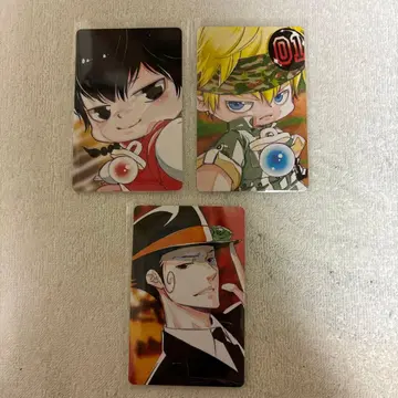 아마노 아키라 전시회 셀카풍 카드 리본 풍 코로네로 3개 세트