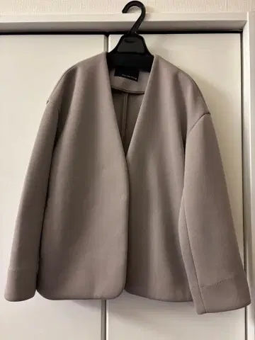 그린 라벨 노카라 자켓 36