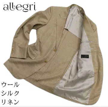 [ 일본제 ] 알레그리 카노니코 울 x 실크 x 린넨 테일러드 자켓