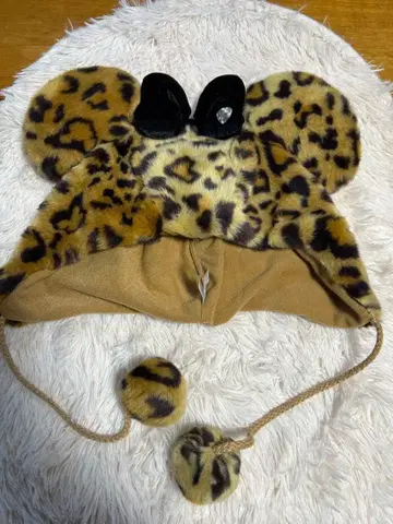 도쿄 디즈니 리조트 레오파드 무늬 미키 햇