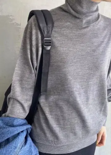 [ Spick&Span ] 18G 터틀넥 풀오버 니트