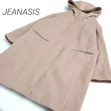[ JEANASIS ] 지나시스 울 혼방 후드 루즈핏 롱 코트
