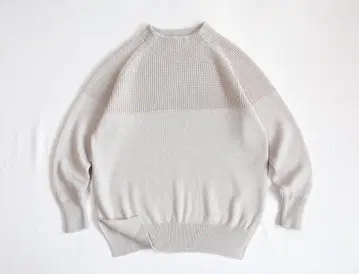 빅 사이즈 23구 '워셔블 울' 절개 니트 스웨터 44