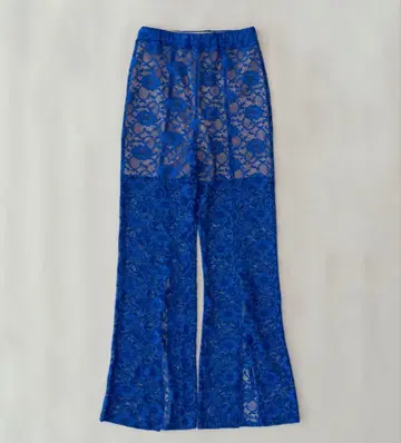 maison special 레이스 플레어 팬츠 슬릿 팬츠 이너 포함