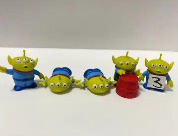 토이스토리 리틀그린맨 가챠가챠 5체 세트 미사용