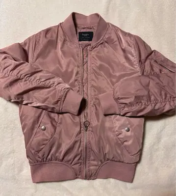 bershka 나일론 자켓 핑크