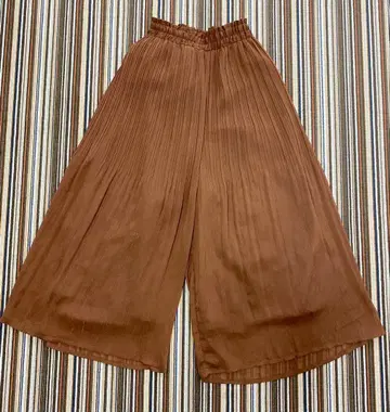 Bou Jeloud 브라운 와이드 팬츠 [ FREE 사이즈 ]