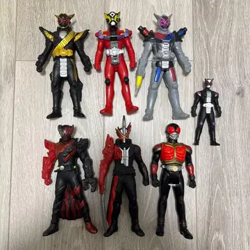 가면라이더 소프트 비닐 인형 6체