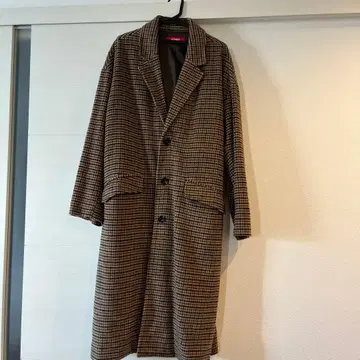 ADMIX/ATELIER Sab MEN 체스터 코트 체크 무늬