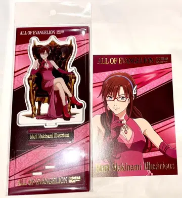 에반게리온 마키나미 마리 아크릴 스탠드 엽서 올에바전