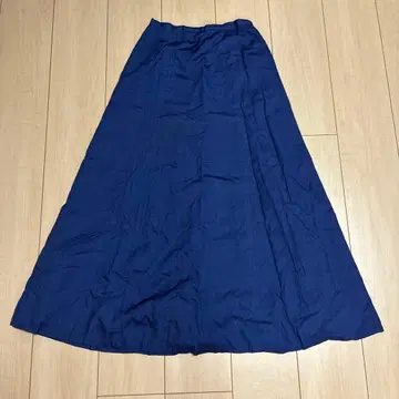 IENA 네이비 플레어 스커트 36