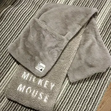 [ 무료배송 ] 디즈니씨 미키마우스 보아 리버서블 머플러