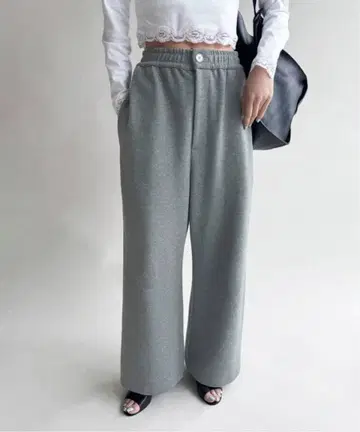 미사용 새상품 EDIT.FOR LULU 더블 페이스 스웨트 팬츠