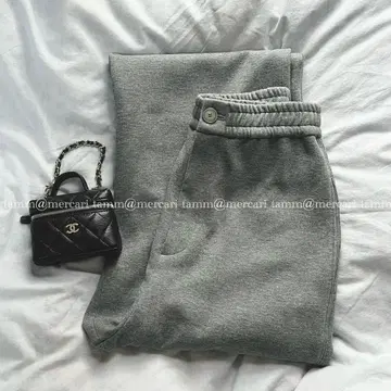 미사용 새상품 EDIT.FOR LULU 더블 페이스 스웨트 팬츠