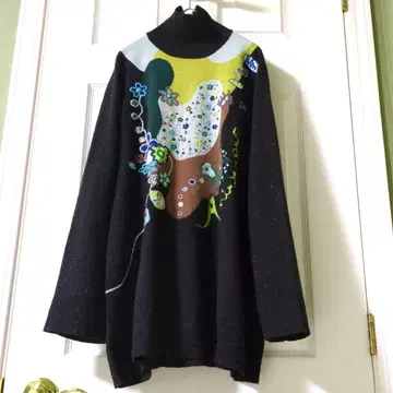 TOKUKO 1er VOL 토쿠코 니트 튜닉 동물 꽃 자수