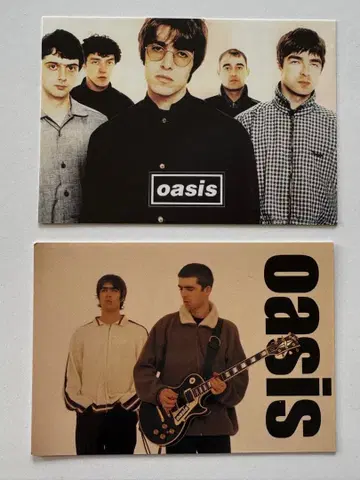 oasis 엽서 2장 세트