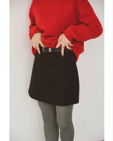 DRWCYS 벨트 포함 숏 팬츠 블랙