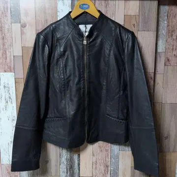 MANGO 가죽 자켓 타이트 핏