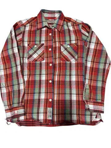 Houston 체크 무늬 플란넬 셔츠 L 사이즈