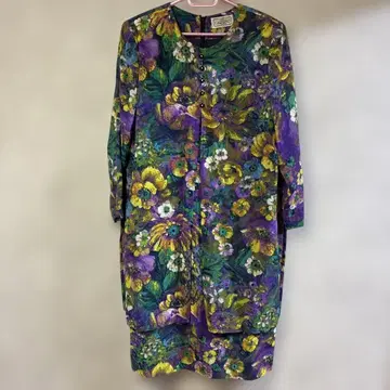 갈리아르다노 꽃무늬 롱 원피스