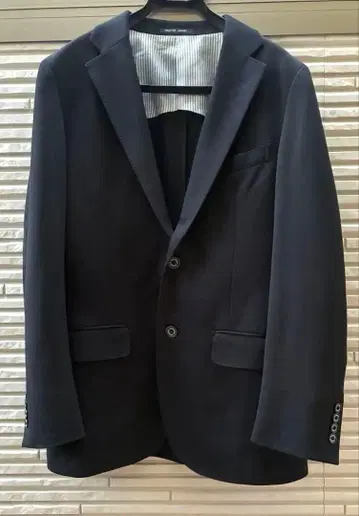 네이비 테일러드 자켓