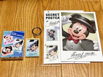 미키마우스 생일 시크릿 아크릴 키체인 엽서