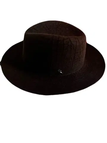 arth Crashable Fedora 다크 브라운 펠트 햇 일본제