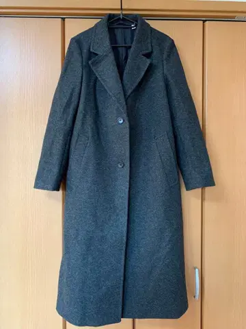 GU 코지 멜톤 테일러드 코트 S