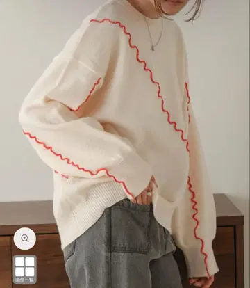 wave mellow knit tops