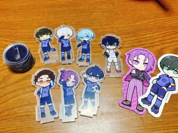 다이소 블루 록 아크릴 스탠드