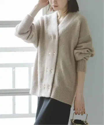 24AW 야크 더블 버튼 니트 가디건