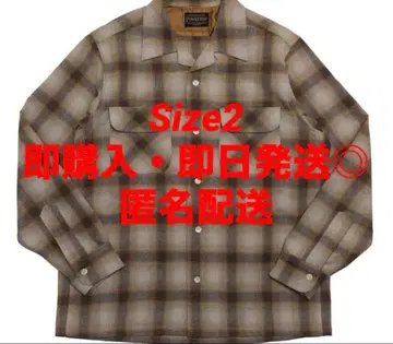 subculture Pendleton 베르베르진 긴팔 셔츠 Size 2