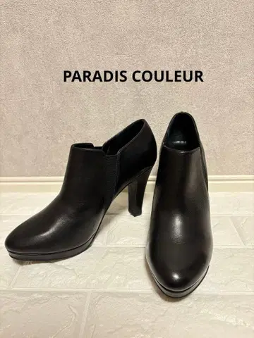 새상품급 PARADIS COULEUR 숏부츠 블랙