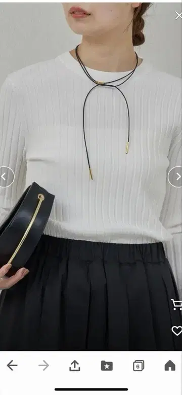 GALLARDAGALANTE 와이드 리브 니트