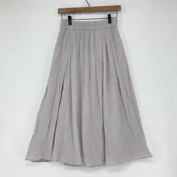 Dessin 데셍 플레어 롱 스커트 그레이지