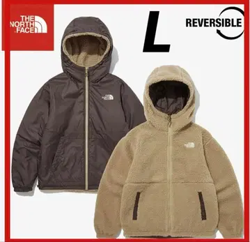 THE NORTH FACE 플리스 자켓 베이지 리버서블