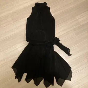 [ 셋업 드레스 / 투피스 드레스 ] 슬리브리스 하이넥 (9호)