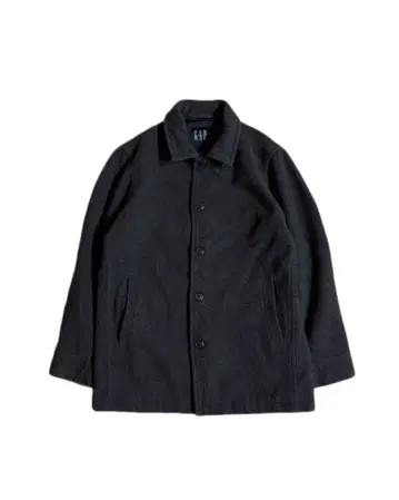 00s GAP 다크 그레이 울 코트