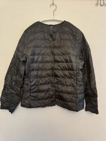 유니클로 울트라 라이트 다운 노카라 여성용 카키