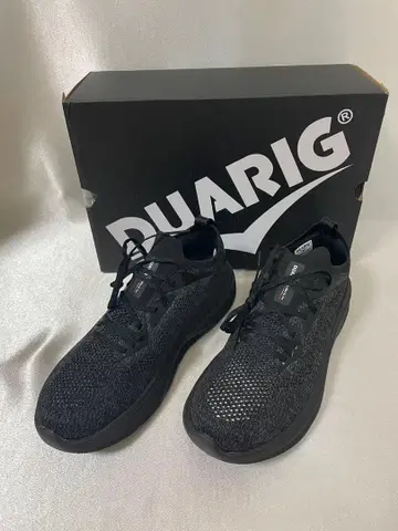 [ 미사용 ] DUARIG 스니커즈 25cm 블랙 통기성 메쉬