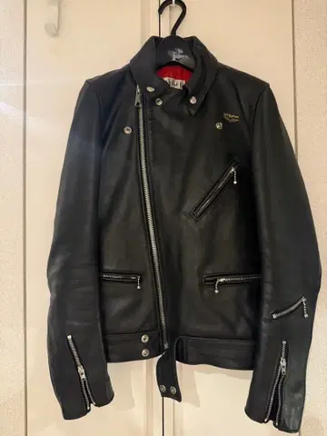 루이스 레더 사이클론 타이트 핏 34 더블 라이더 자켓