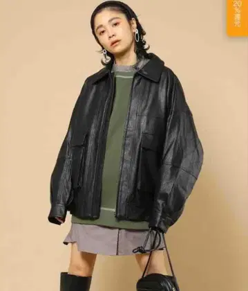 프릭스스토어 freaksstore 인조 가죽 블루종