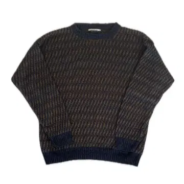 구제 의류 Geoffrey Beene 크루넥 니트 스웨터