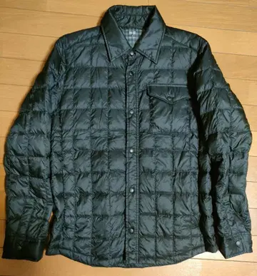 유니클로 울트라 라이트 다운 셔츠 자켓 (미사용품 / 블랙)